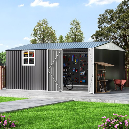 12x14 outdoor metal storage - 12x14,